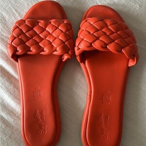 Seychelles Women's Bold Orange Sandals